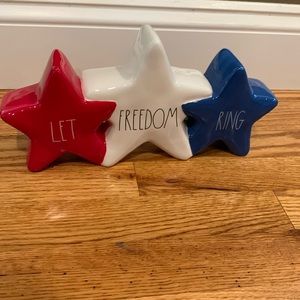 Rae Dunn Let Freedom Ring Stars